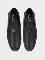 Executive Wide-Fit "Skinz" Loafer - Black