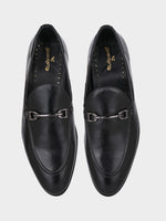 The Blanco Onyx Black Trendy Penny Moccasins | Executive Black