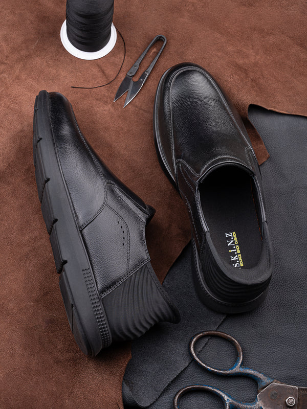 The Executive Formal "Feel Like Skinz" Slip-On | Executive Black