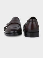 Blanco Brown Antique Argentinian Leather Double Monk Strap