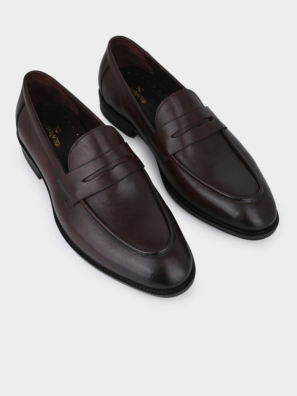 The Graceful Executive Penny Moccasin (Corporate Brown)