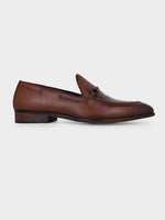 Blanco Dark Tan Trendy Penny Moccasins