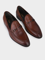 Blanco Dark Tan Trendy Penny Moccasins