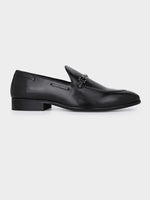 The Blanco Onyx Black Trendy Penny Moccasins | Executive Black