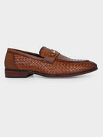 The Huarache Crust Leather Bit Loafer - Tan Edition