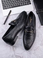 Hand-Woven Crust Leather Bit Loafer (Old Money Edition)