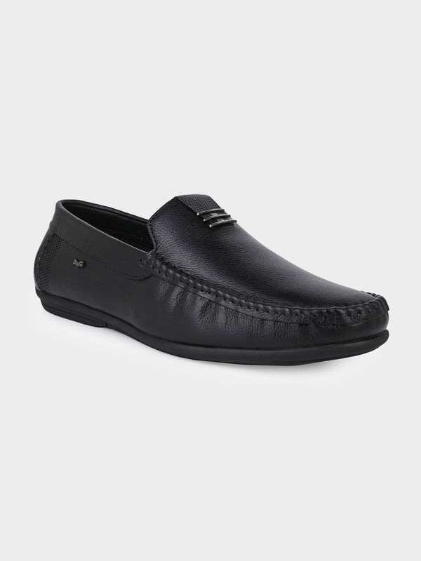 Executive Wide-Fit "Skinz" Loafer - Black