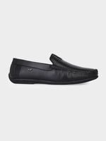 Executive Wide-Fit "Skinz" Loafer - Black