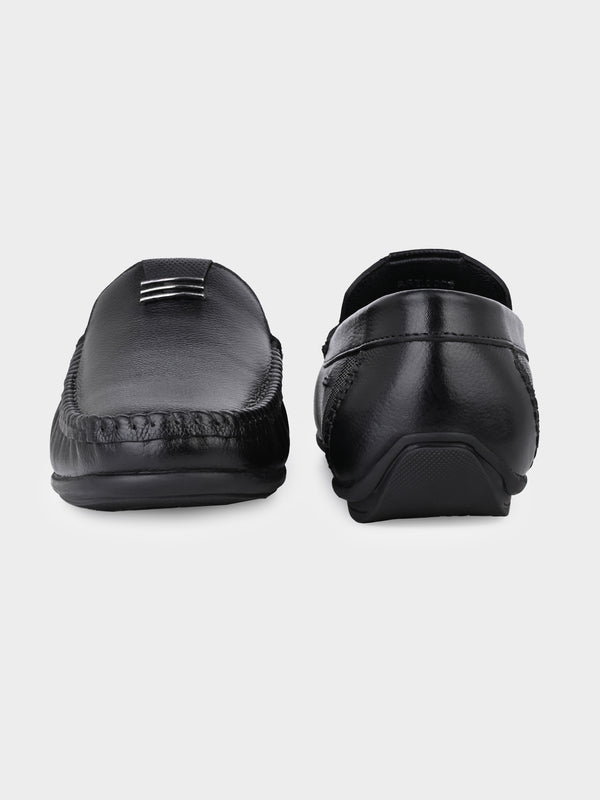 Executive Wide-Fit "Skinz" Loafer - Black