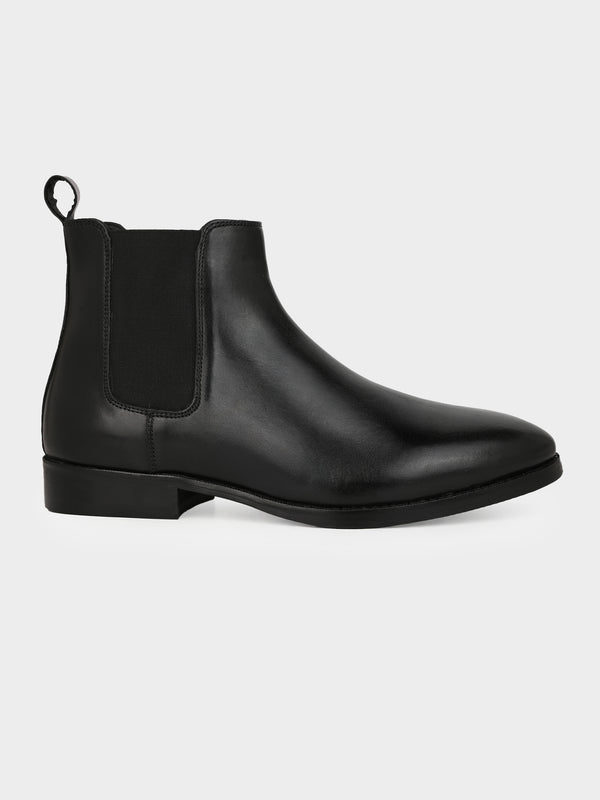 Blanco Black Chelsea Handmade Boots