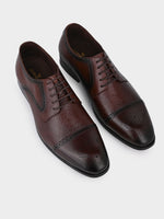 Italian Leather Embossed Brogue