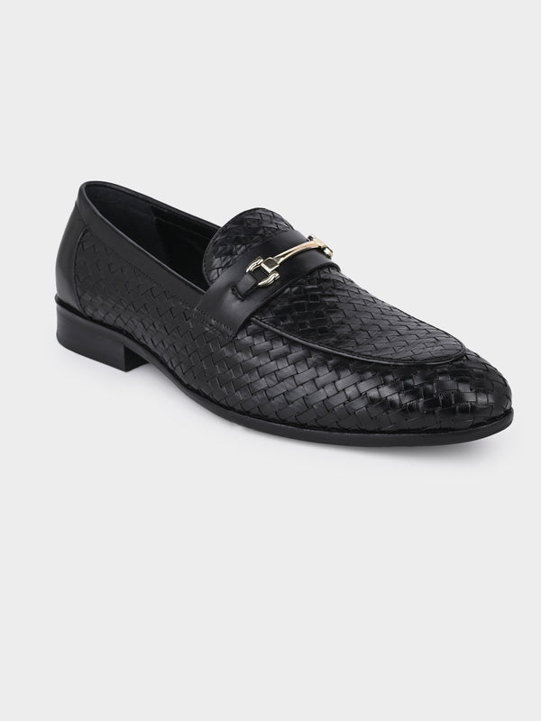 Hand-Woven Crust Leather Bit Loafer (Old Money Edition)