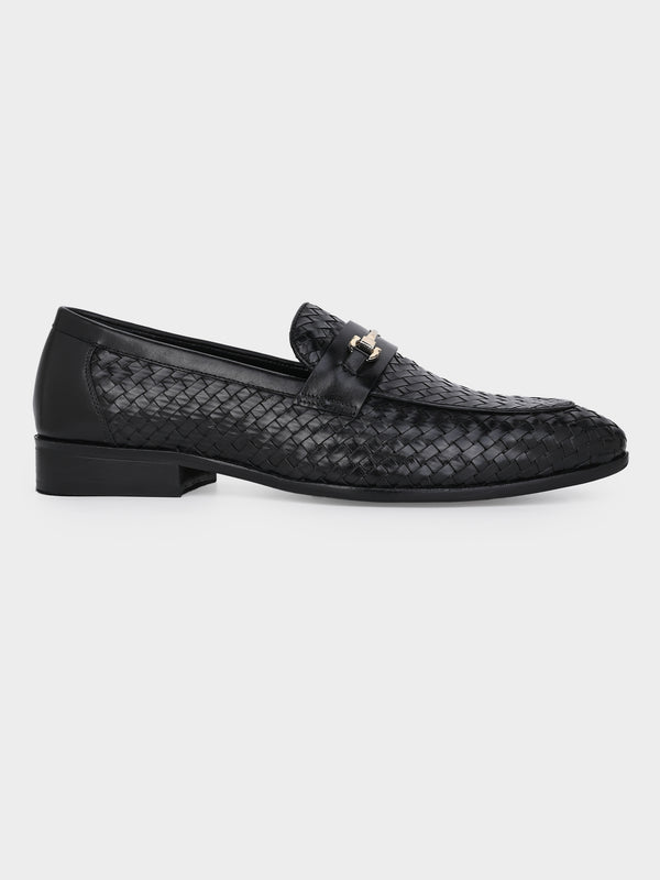 Hand-Woven Crust Leather Bit Loafer (Old Money Edition)