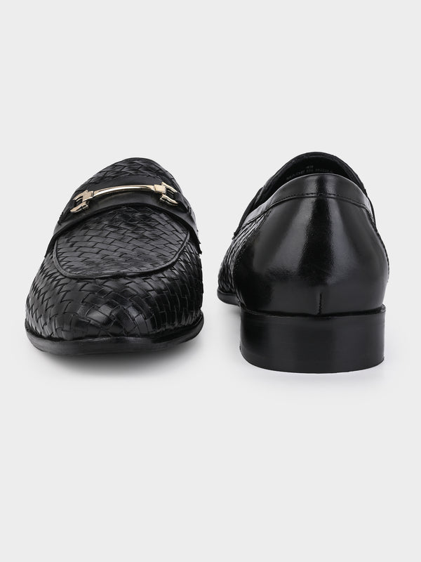 Hand-Woven Crust Leather Bit Loafer (Old Money Edition)