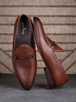 Blanco Dark Tan Trendy Penny Moccasins