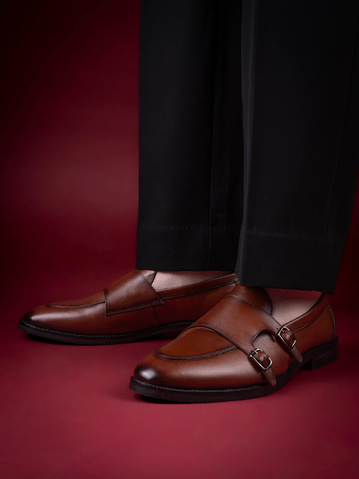 HANDCRAFTED Premium Men's Leather Monks & Moccasin Collection